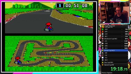 Super Mario Kart (PAL) - Speedrun All Tracks - 1er essai (24 octobre 2021)
