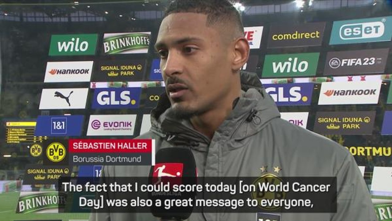 Haller wanting to bring hope after scoring on World Cancer Day