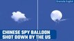 Chinese spy balloon shot down by the US, Biden says will take care | Oneindia News