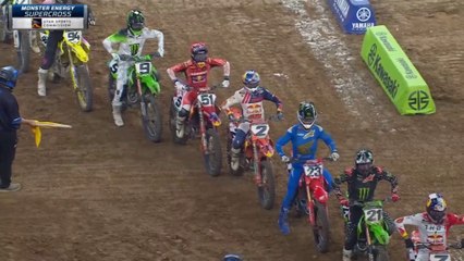 2023 Round 5 Supercross Houston -  450SX Main Event (Before and after red flag)