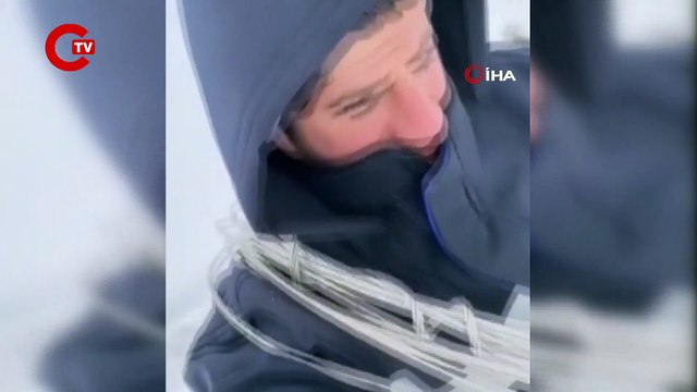 Burası Sibirya değil, Türkiye: Elektrik direkleri bile buz tuttu!