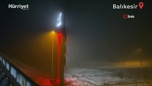 İstanbul - İzmir Otoyolu, Balıkesir Mevkiinde görüş 50 metreye düştü