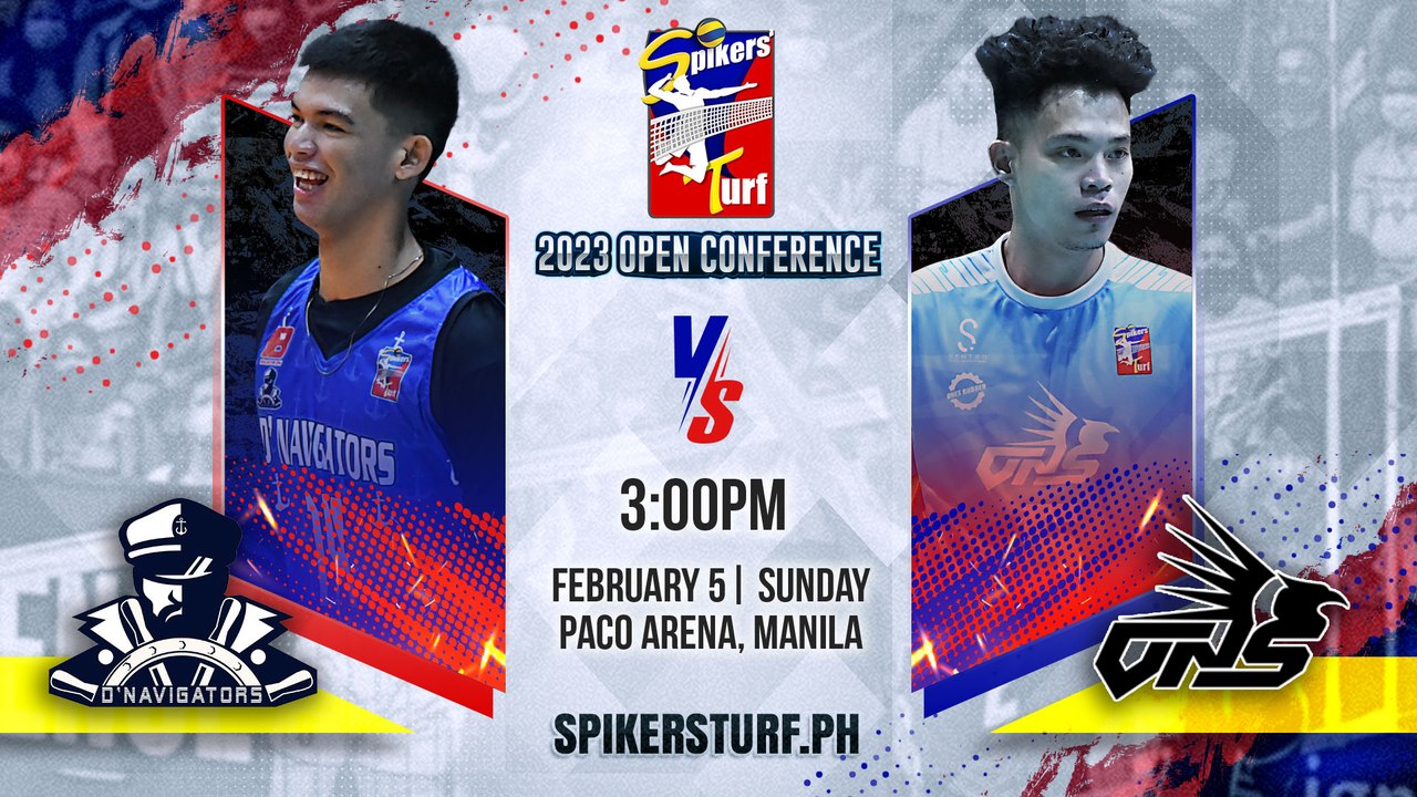 GAME 1 FEBRUARY 5, 2023 |  D'NAVIGATORS ILOILO vs VNS  GRIFFINS| 2023 SPIKERS' TURF OPEN CONFERENCE