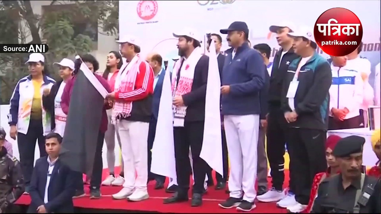 असम:खेल गतिविधियों को सशक्त बनाने के लिए हाफ मैराथन रवाना, देखें वीडियो