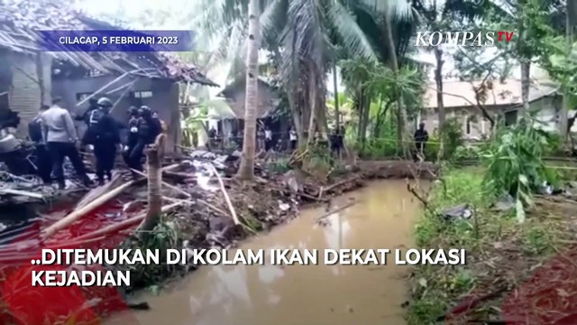 Petasan Meledak Hancurkan Tiga Rumah, Perakit Petasan Tewas Terpental ke Kolam