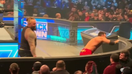 Off Air Dark Match Bray Wyatt vs LA Knight Street Fight - Smackdown 2/3/22