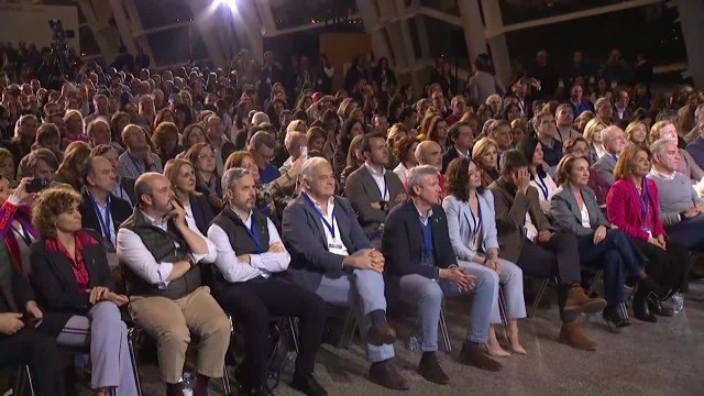 Feijóo exhibe la unidad del PP junto a Aznar y Rajoy: Ahora toca volver a unir a los españoles