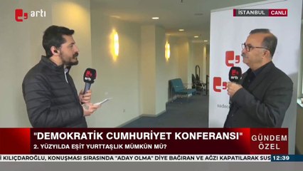 İbrahim Akın, 'Demokratik Cumhuriyet Konferansı'nı değerlendirdi