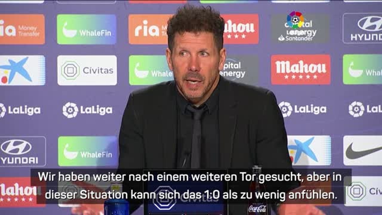 Simeone: "Werde nicht über Handspielregel sprechen"
