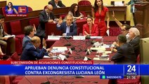 Luciana León se le denuncia por la presunta comisión de delito de organización criminal y otros