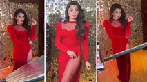 Urvashi Rautela Red Gown में ढाया कहर, Glamorous Look से जीता Fans का दिल | Boldsky *Entertainment