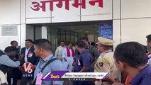 CM KCR Reached Nanded Airport | Maharashtra | V6 News