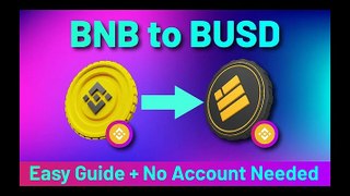 How to Convert BNB to BUSD at Best Price