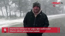 Beklenen kar yağışı Anadolu Yakası’nda başladı