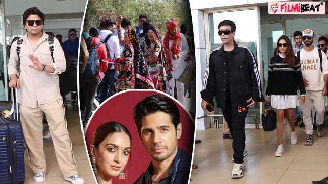 Sidharth Malhotra Kiara Advani Wedding: Sid-Kiara की Shaadi के लिए पहुंचे Celebs & Guests! FilmiBeat