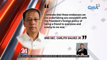 Sec. Galvez: Pagpapalawig ng EDCA at muling pagsisimula ng PHL-US Joint-Maritime Patrol sa South China Sea, naaayon sa foreign policy ni Pres. Marcos | 24 Oras Weekend