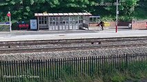 Cross Gates train station: Shocking CCTV footage shows youths throwing bicycle onto railway tracks in Leeds
