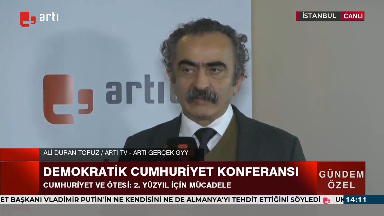 Artı Gerçek Genel Yayın Yönetmeni Ali Duran Topuz, 'Demokratik Cumhuriyet Konferansı'nı değerlendirdi