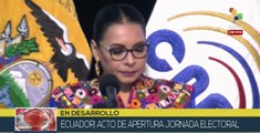 Jornada electoral inicia oficialmente en Ecuador