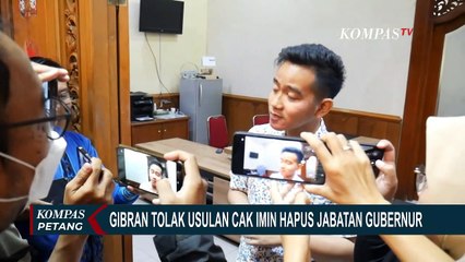 Alasan Gibran Tolak Usulan Cak Imin Hapus Jabatan Gubernur
