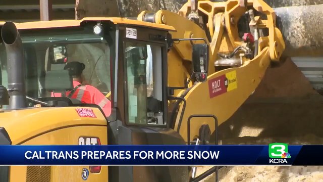 Caltrans prepares Sierra roads for yet another storm