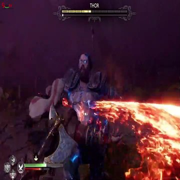 God of War 5 Ragnarok - THOR Vs Kratos Boss Fight & Death Scene (4K 60FPS) PS5