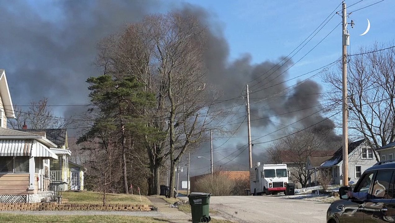 USA: Güterzug mit giftiger Chemikalie entgleist