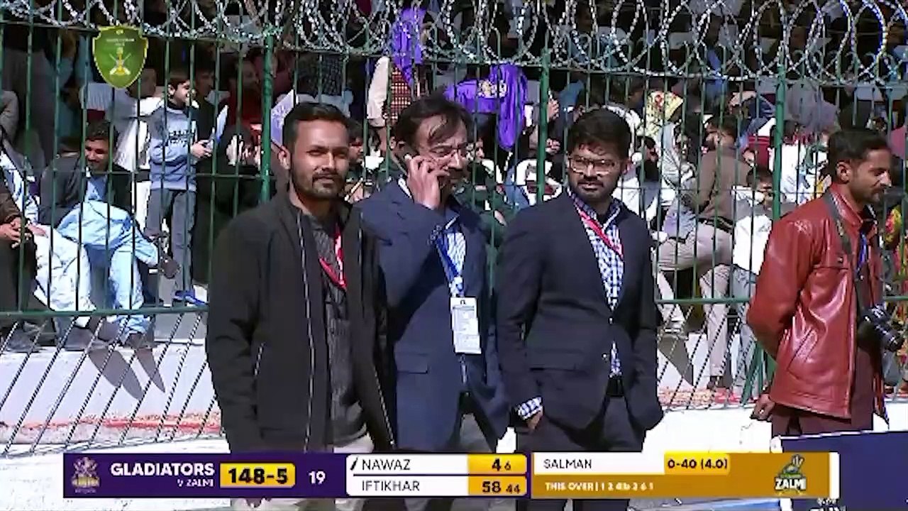 Iftikhar Ahmed Hits Six Sixes In The Final Over Of The Innings!  HBL PSL8