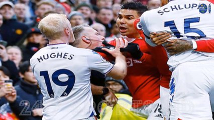 New footage Sheds Light on Melee which Saw Casemiro Sent Off for Man United against Crystal Palace