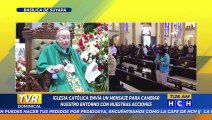 Cardenal Rodríguez agradece a las instituciones que regalaron alimentos durante aniversario de la Virgen de Suyapa