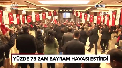 Düzce'de Yüzde 73'lük Zamma Mehterli Kutlama! - Türkiye Gazetesi