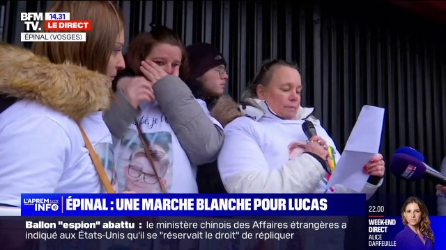 Lucas était un garçon plein d'ambitions et de rêves : l'hommage de sa marraine lors de la marche blanche à Épinal