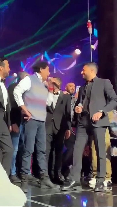 محمد منير وحماقي وعمرو دياب وتامر حسني من حفل زفاف احمد عصام(480P)