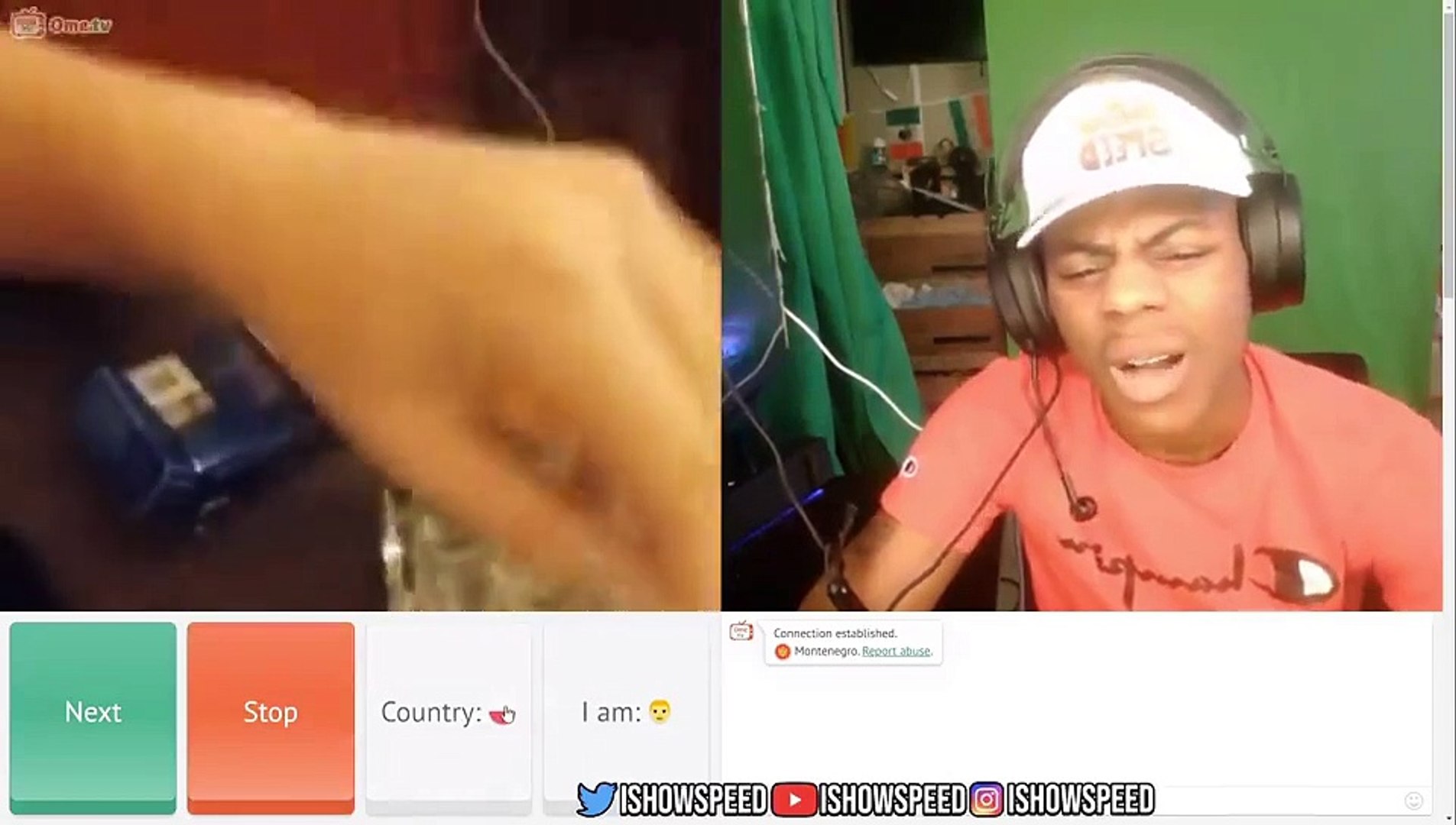 iShowSpeed meets underage KID Smoking
