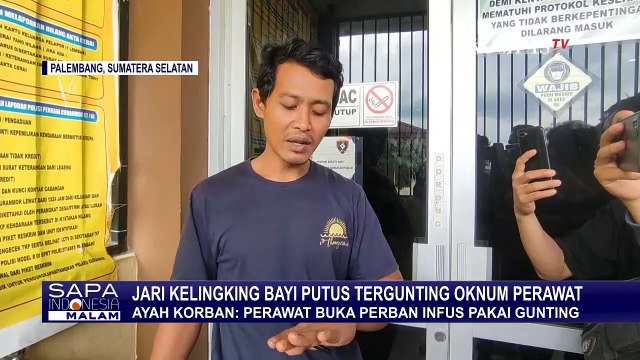 Jari Kelingking Bayi di Palembang Putus Terpotong, Pihak RS Nonaktifkan Perawat yang Lalai!