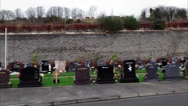 Brandywell view and lower Derry City Cemetery