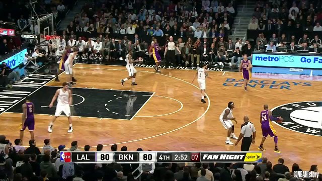 This Date in History: Kobe Bryant Throws Down Poster Dunk vs BKN in 2013
