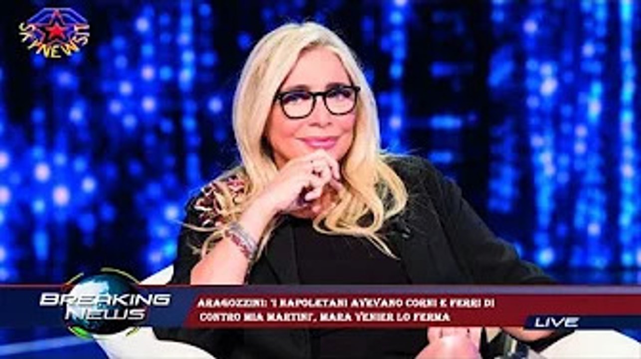 Aragozzini 'I napoletani avevano corni e ferri di contro Mia Martini', Mara Venier lo ferma