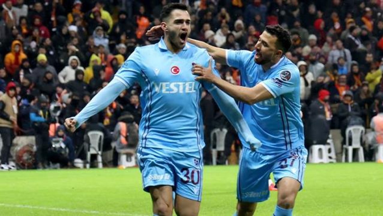 Maxi Gomez, Trabzonspor'un Süper Lig tarihinde Galatasaray'a attığı en erken golü kaydetti