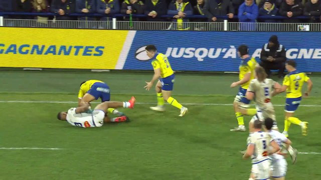 TOP 14 - Essai de Peceli YATO 3 (ASM) - ASM Clermont - Castres Olympique - Saison 2022:2023