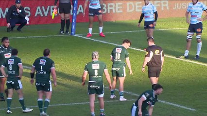 TOP 14 - Essai de Nathan DECRON (SP) - Section Paloise - Racing 92 - Saison 2022:2023