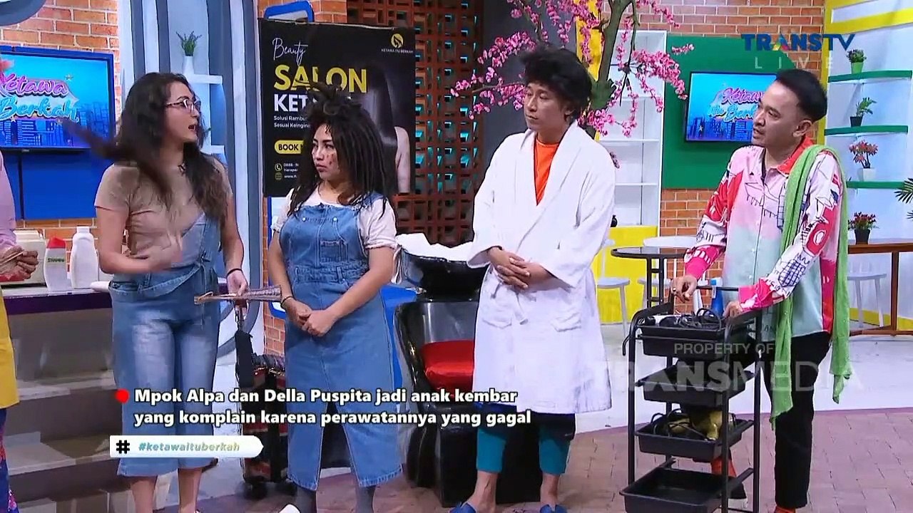 Kocak,mpok alpha dan della puspita komplain deny cagur karena ini..#ketawa itu berkah