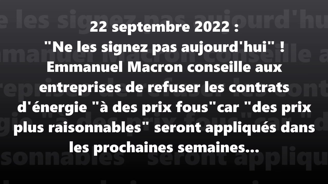 Crise des boulangers : pas de problème, le Président gère...