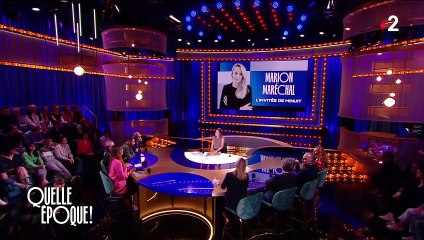 Extrait - France 2 - "Quelle époque !" de samedi 4 février 2023. Avec Waly Dia et Marion Maréchal.