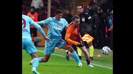 Galatasaray - Trabzonspor maçından kareler