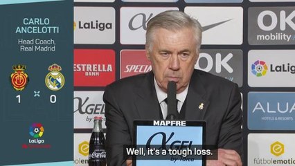 Download Video: Ancelotti defends Vinicius after Mallorca defeat