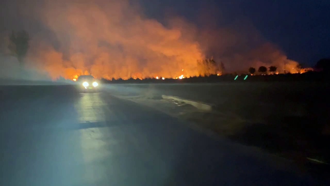 Found Huge Fire Around Everywhere