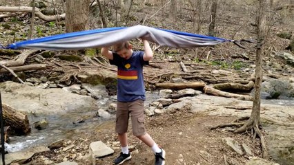 Camping with Hammock - Scout Eric Adventures