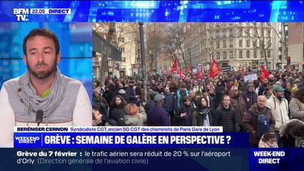 Grève des cheminots: "On est dans l'attente d'un mouvement un peu plus dur", affirme le syndicaliste CGT Béranger Cernon