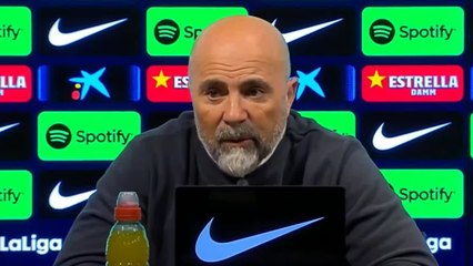 Sampaoli: "Nos faltó juego y el Barça se sintió cómodo"
